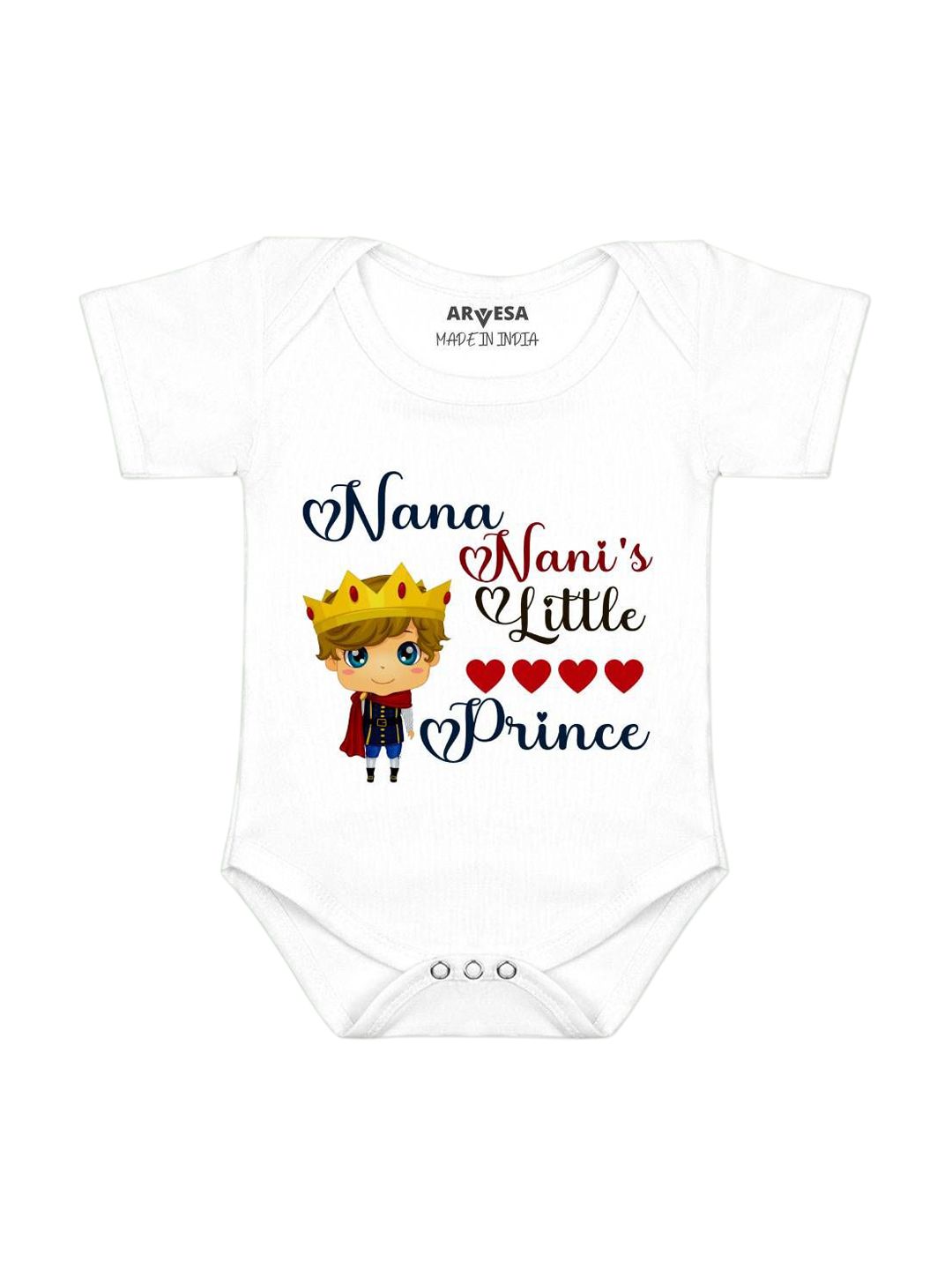 Arvesa Nana Nani Little Prince Printed Bodusuit-picture-38