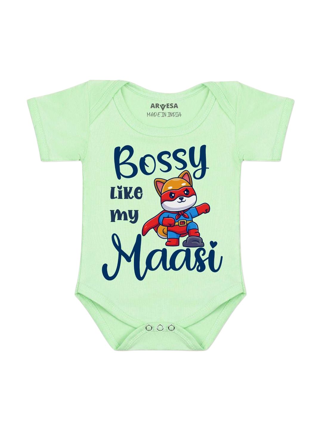 Arvesa Bossy Like My Maasi Printed Bodusuit-picture-22
