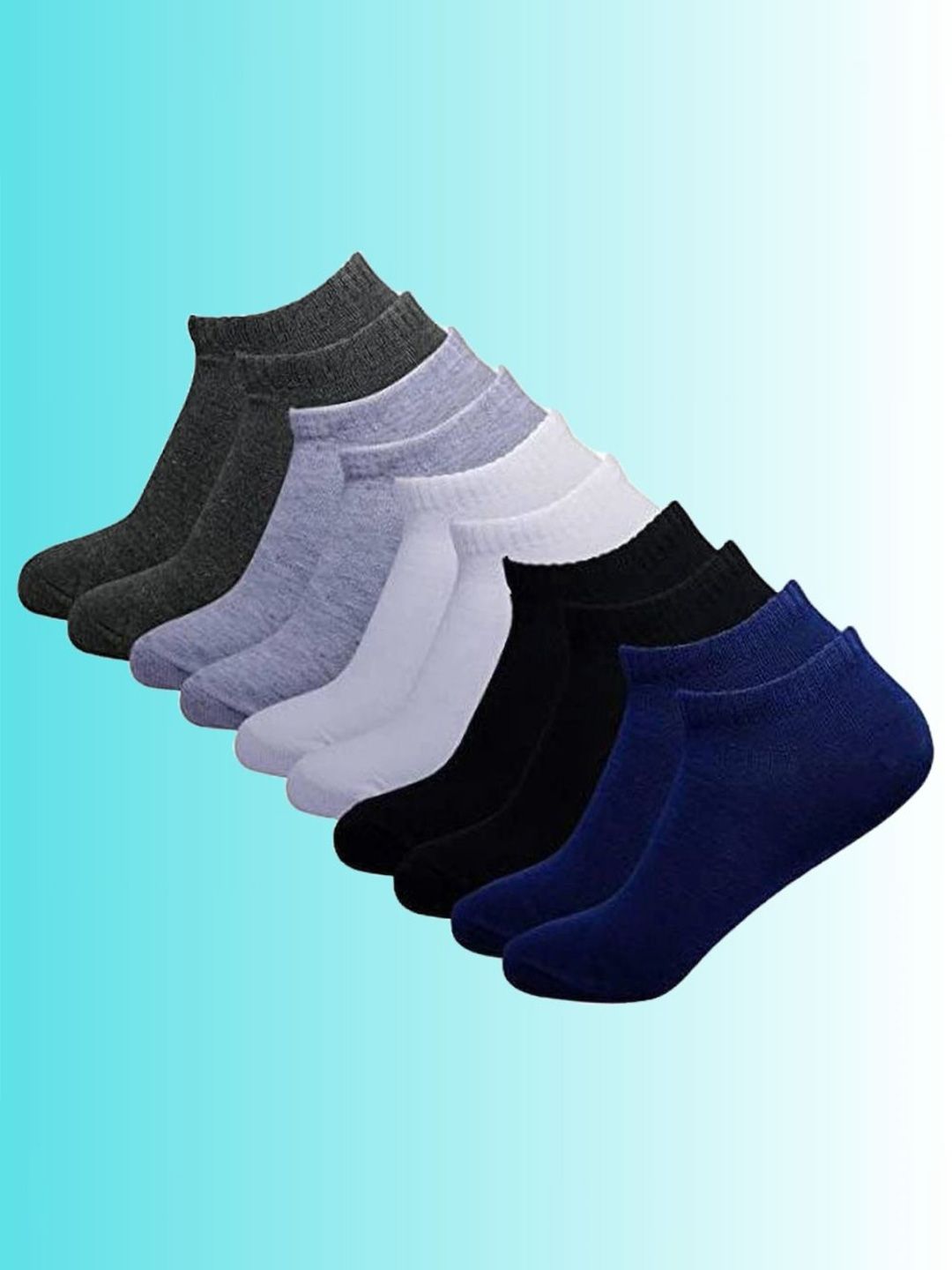 mje Brand Name Men Pack Of 5 Ankle Length Socks-picture-19