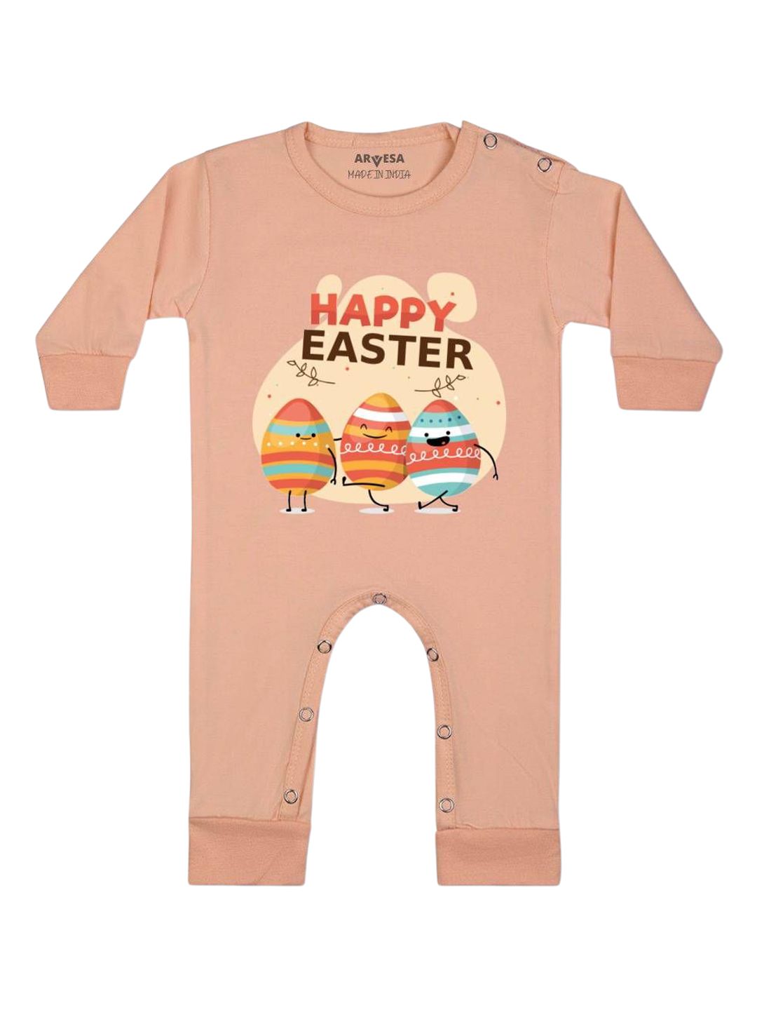 Arvesa Happy Easter Printed Bodysuit-picture-18