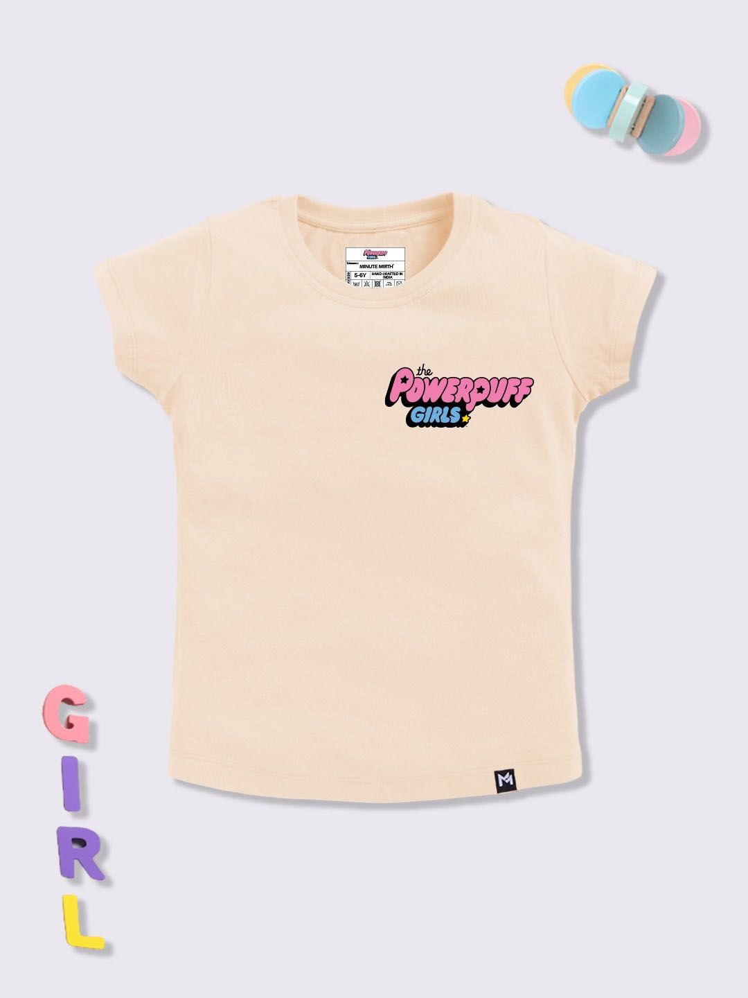 YK X Minute Mirth Girls Powerpuff Girls Printed Top-picture-42