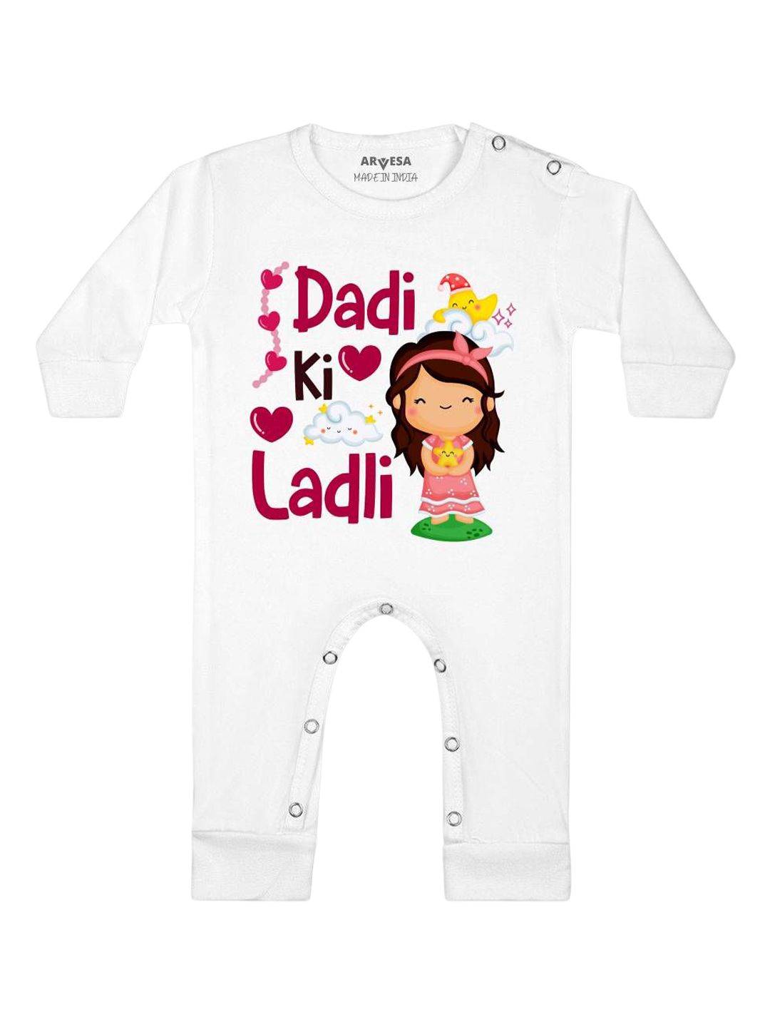 Arvesa Dadi Ki Ladli Printed Bodysuit-picture-16