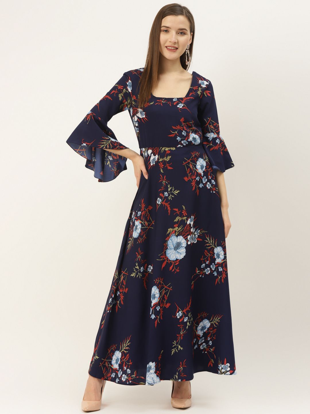 Deewa Floral Printed Maxi Dress-picture-11