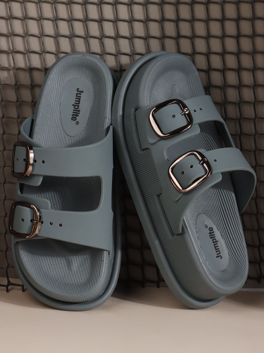 JUMPLITE Women Open Toe Flats-picture-16