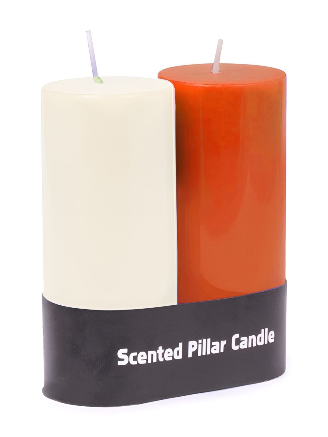 PEEPALCOMM White & Red 2 Pieces Pillar Candle-picture-26