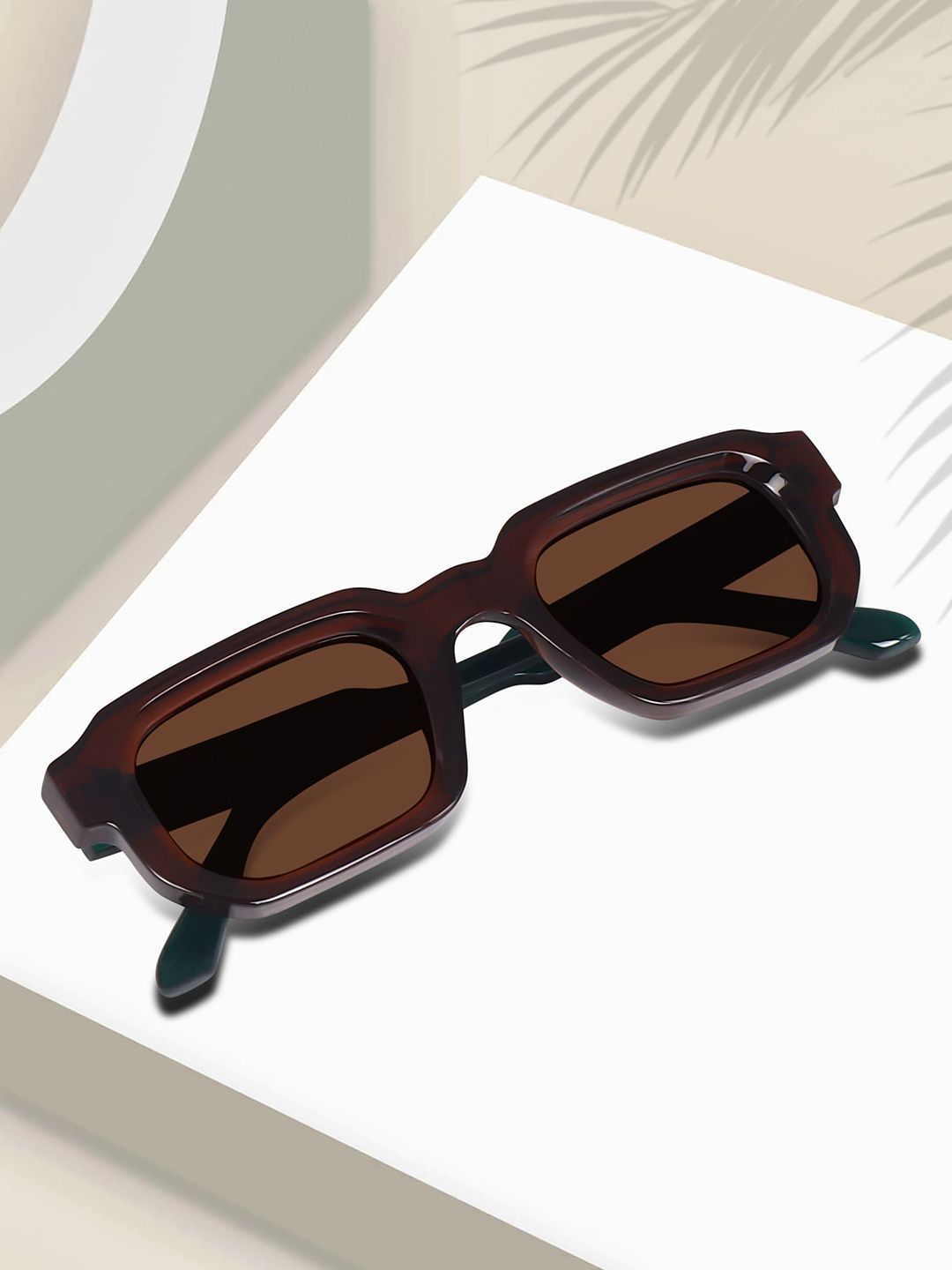 Peter Jones Eyewear Unisex Square Sunglasses with Polarised Lens 3887BW-image-47
