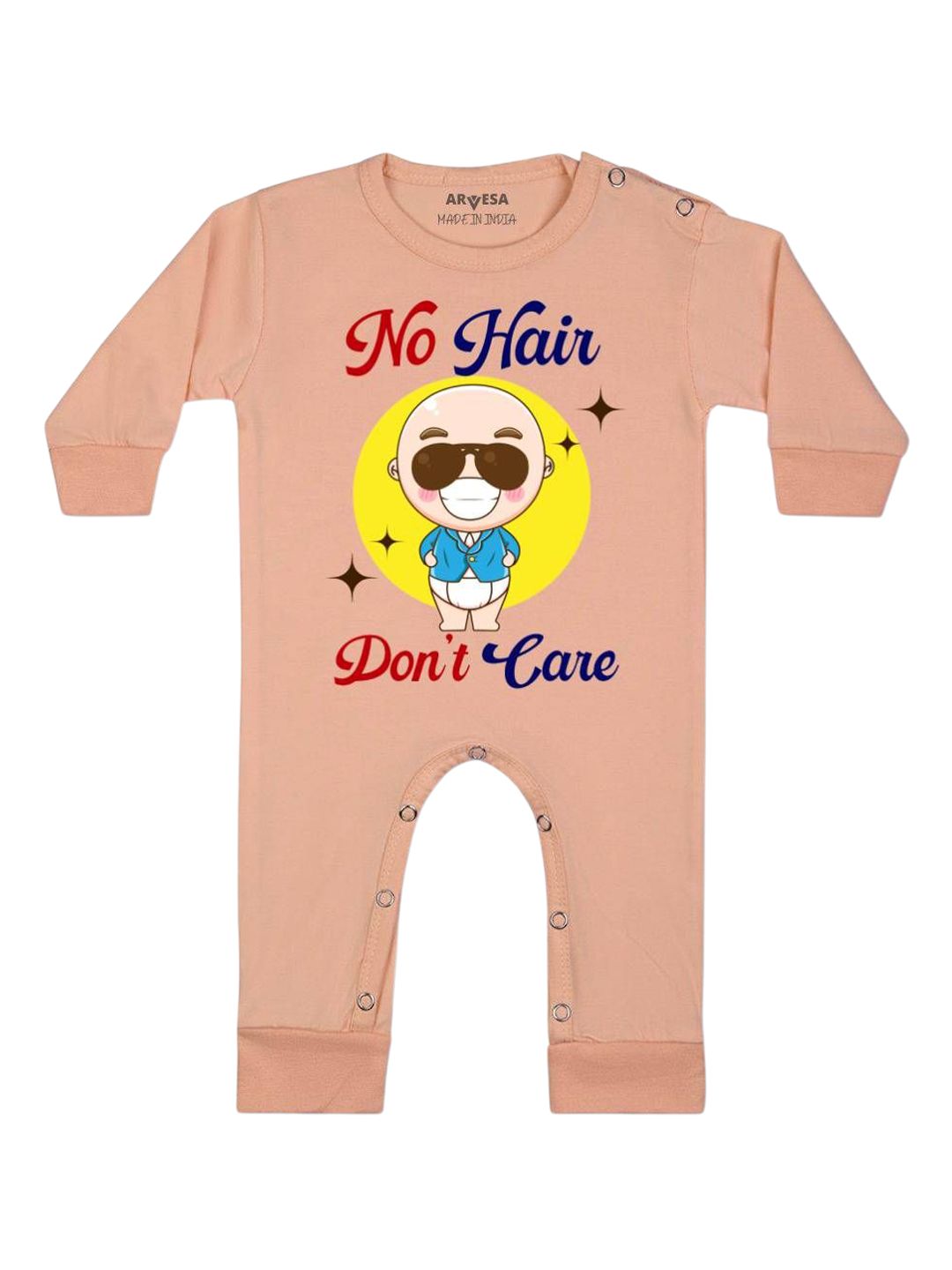 Arvesa No Hair Dont Care Printed Bodysuit-picture-30