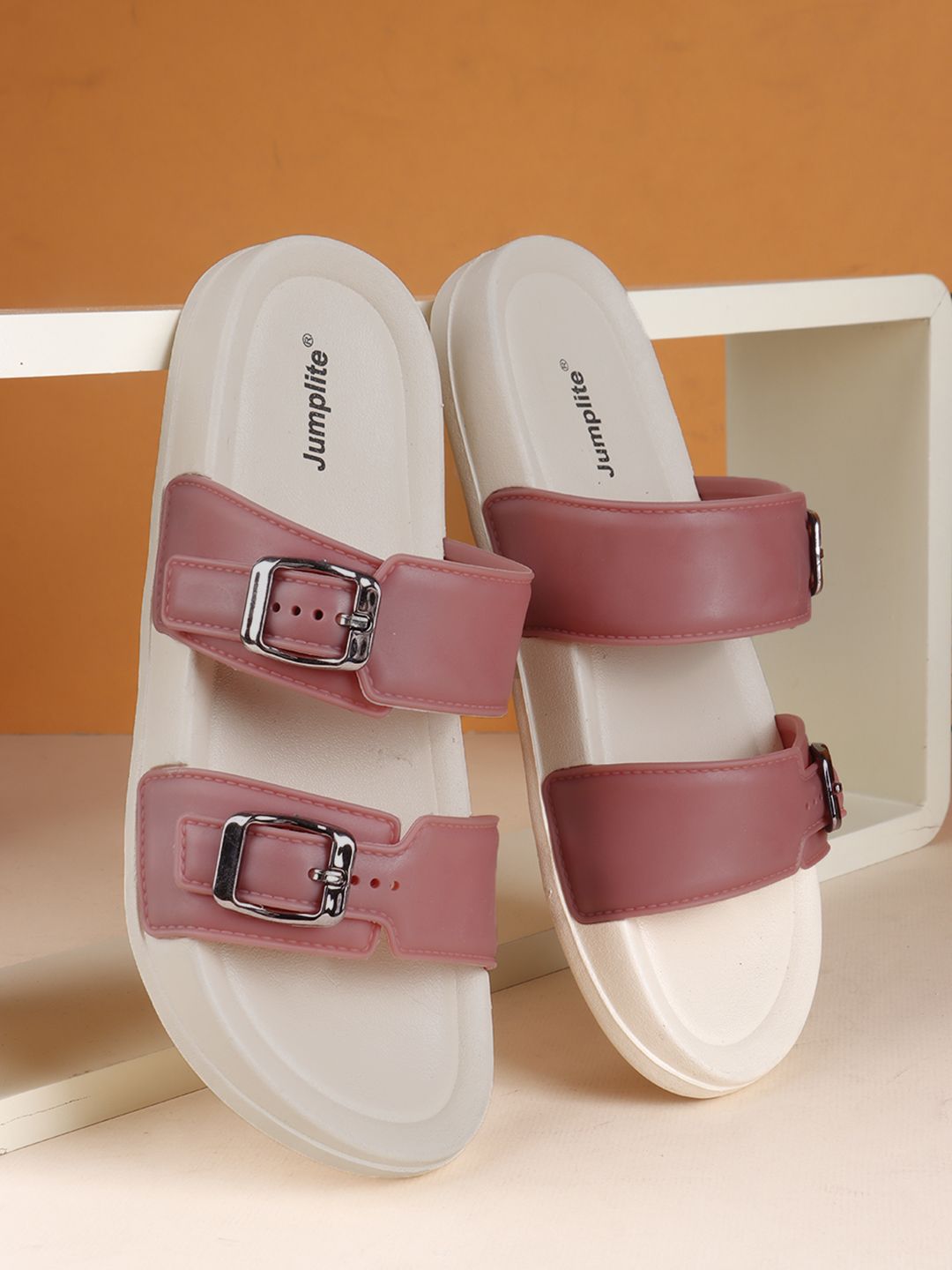 JUMPLITE Women Open Toe Flats-picture-25