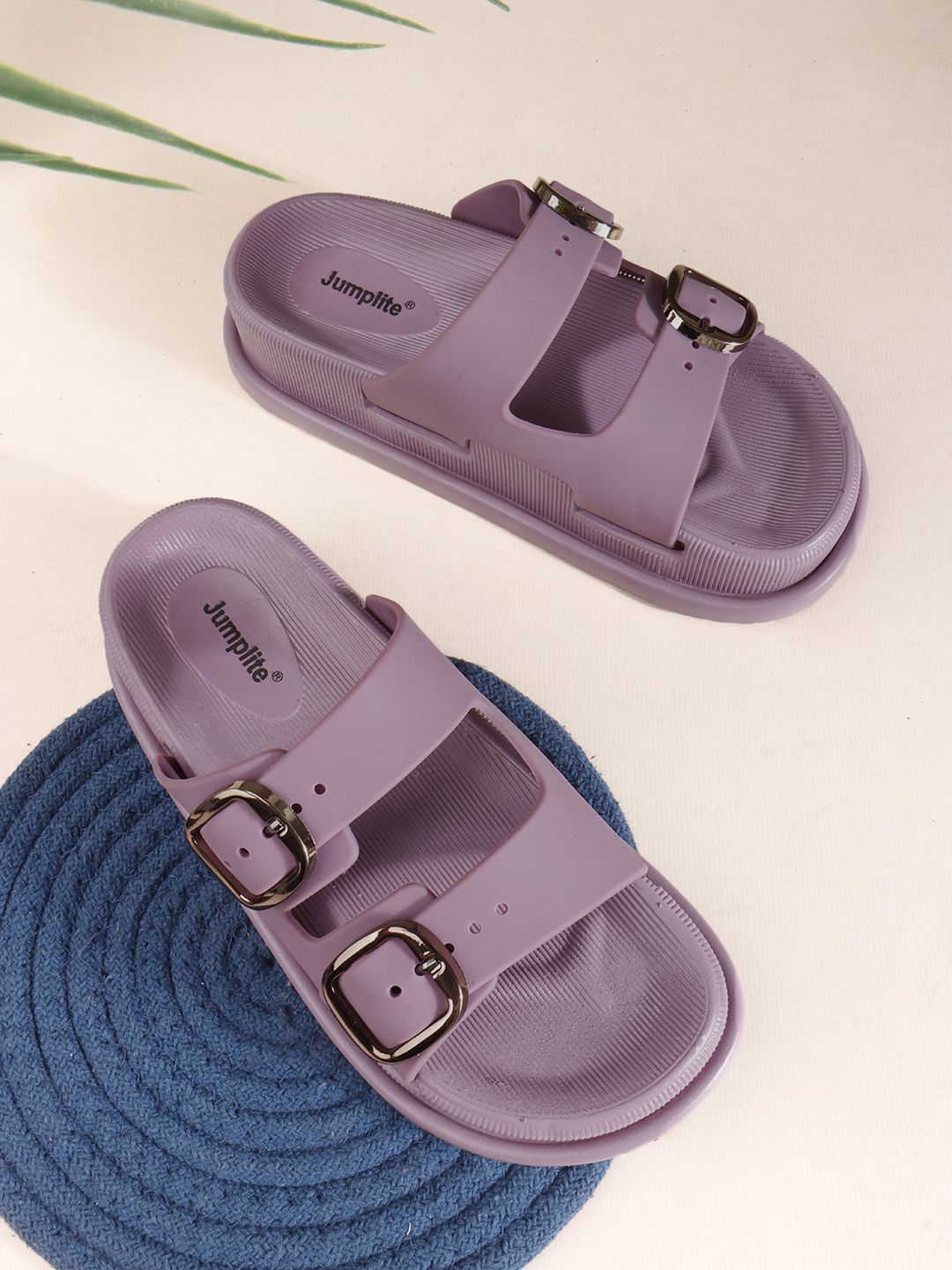 JUMPLITE Women Open Toe Flats-picture-35