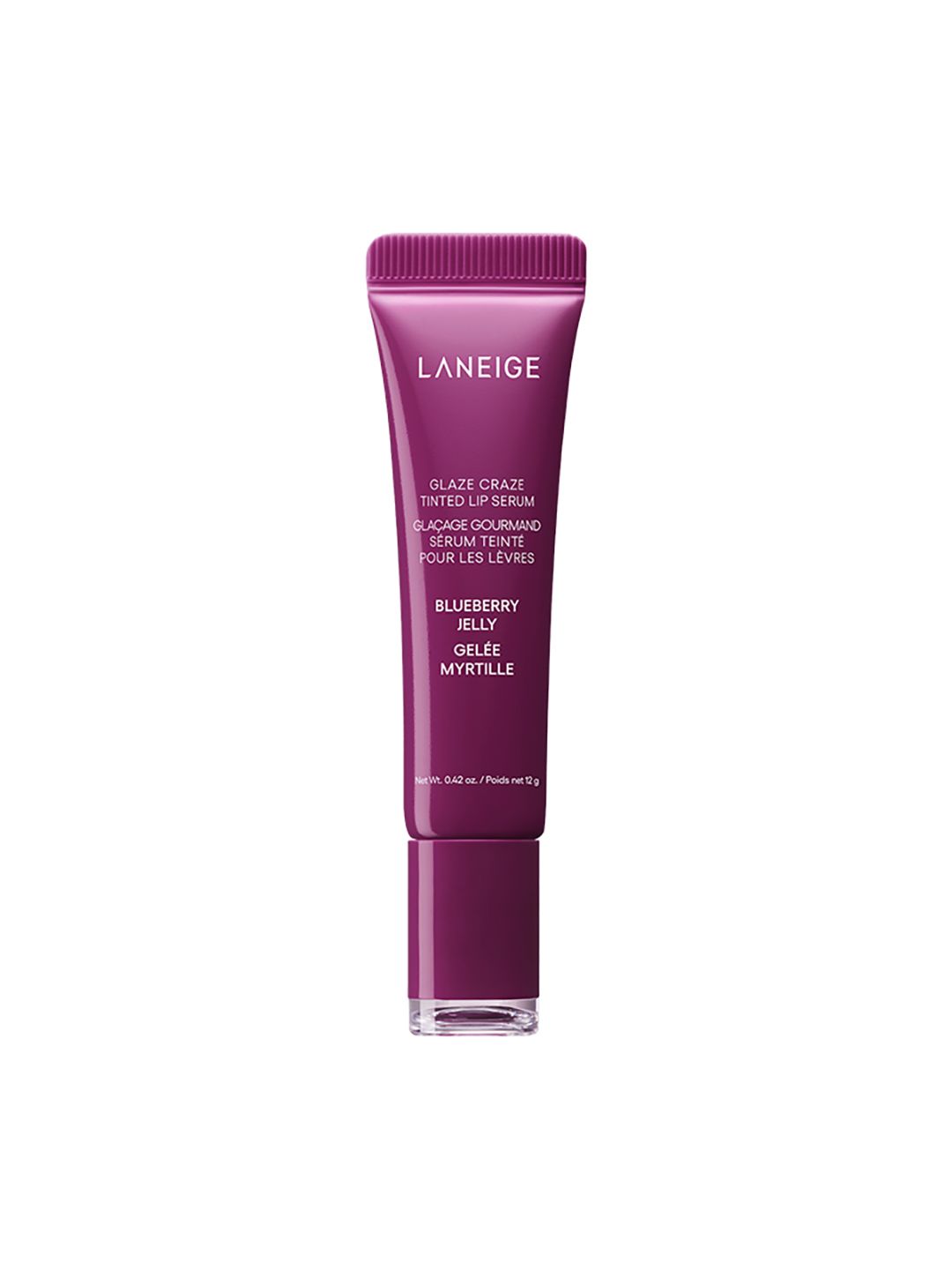 LANEIGE Glaze Craze Tinted Lip Serum with Argan Ceramides 12g - Blueberry Jelly-image-33