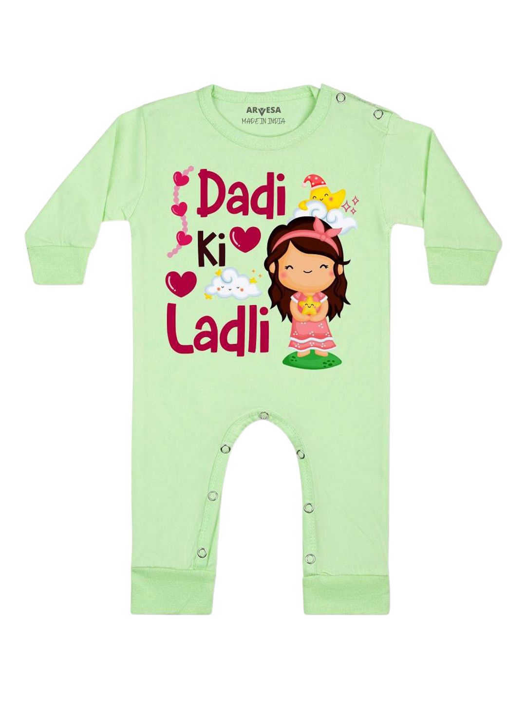 Arvesa Dadi Ki Ladli Printed Bodysuit-picture-14