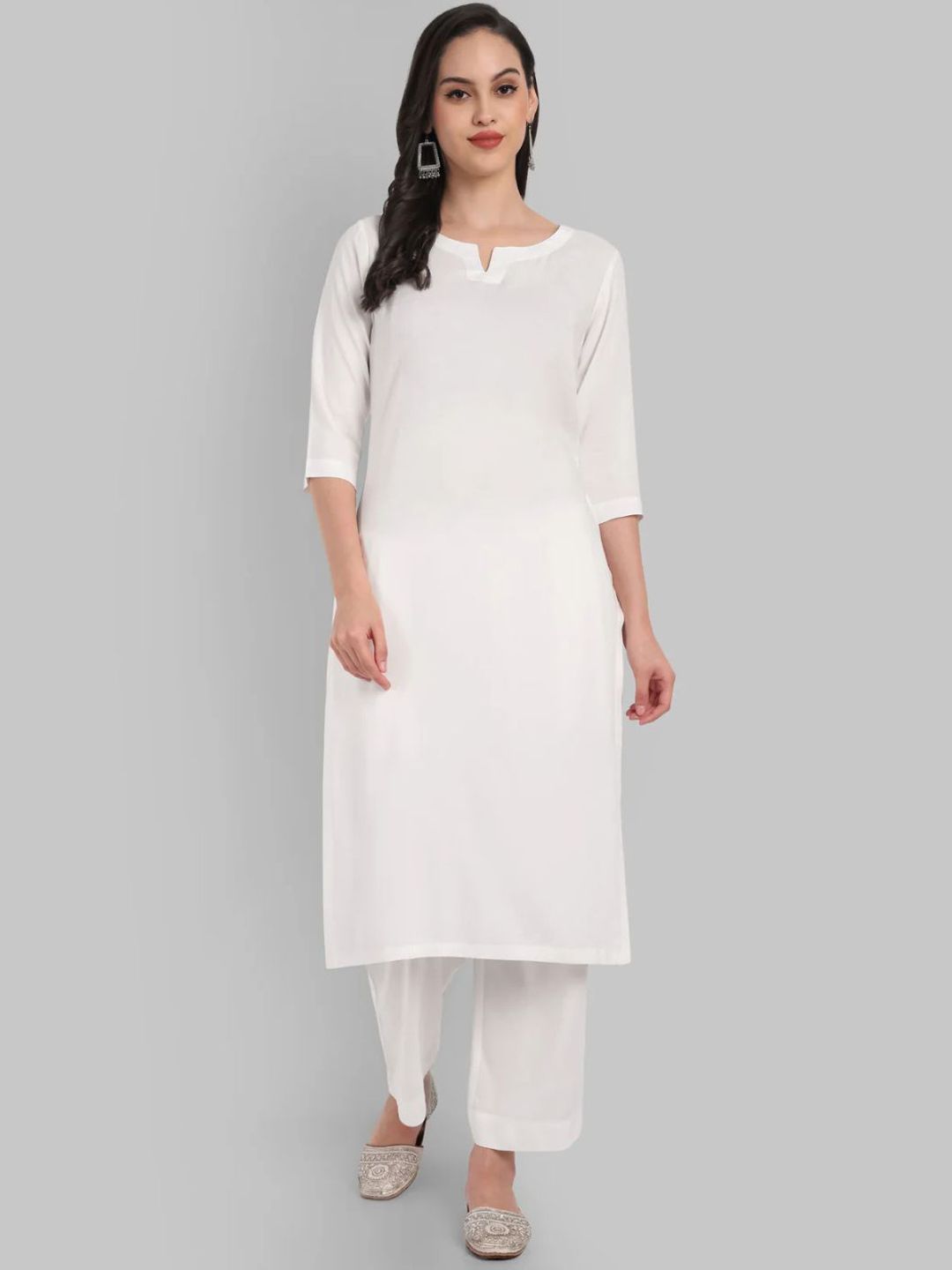 Mera Rang Women Regular Pure Cotton Kurta with Palazzos