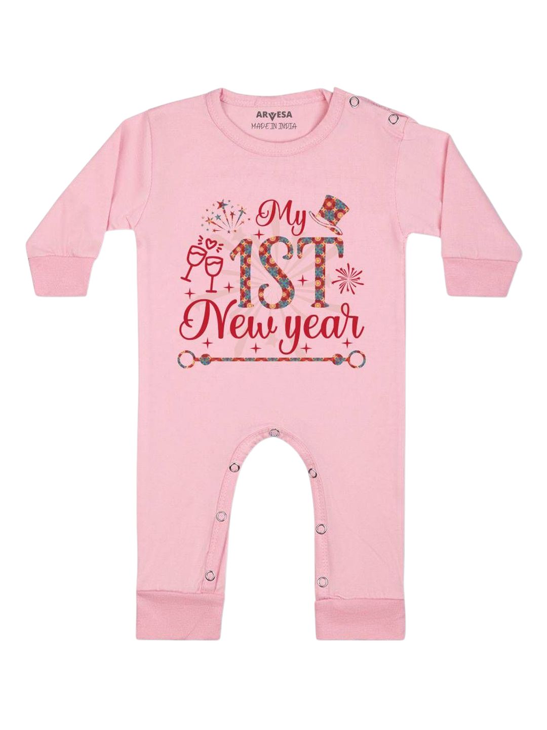 Arvesa My First New Year Printed Bodysuit-picture-30