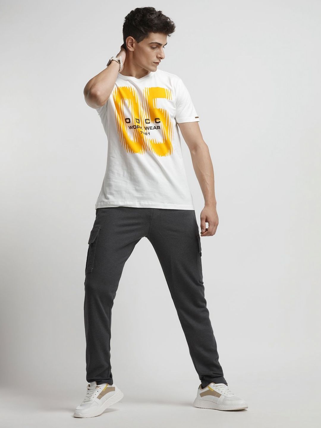Buy ODCC Men Printed Applique Slim Fit T Shirt - Tshirts for Men ...