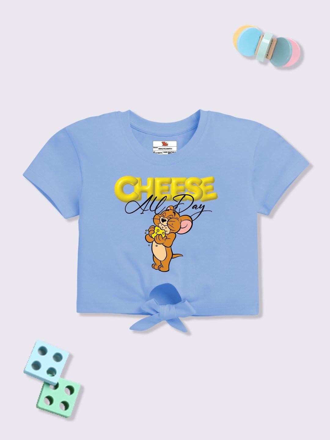 YK X Minute Mirth Girls Tom & Jerry Printed Top-picture-36