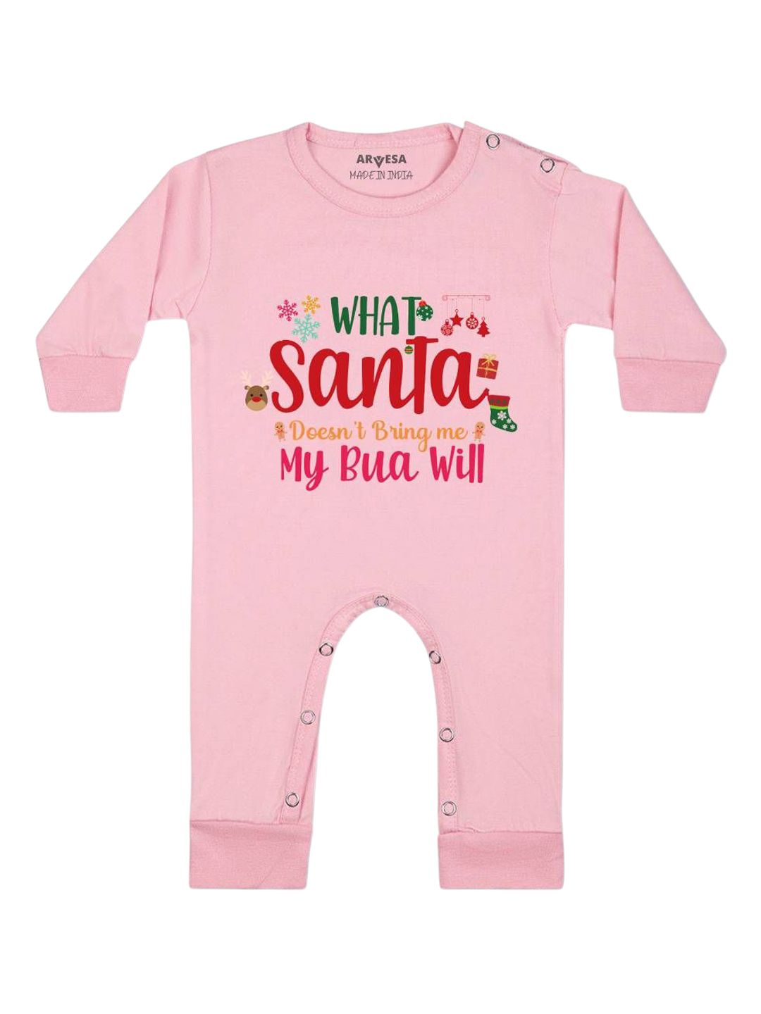 Arvesa What What Santa Doesn'T Bring My Bua Printed Bodysuit-picture-33