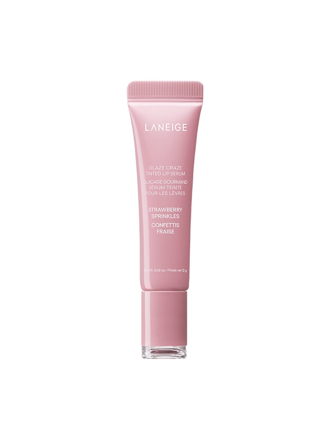 LANEIGE Glaze Craze Tinted Lip Serum with Argan Ceramides 12g - Strawberry Sprinkles-picture-1