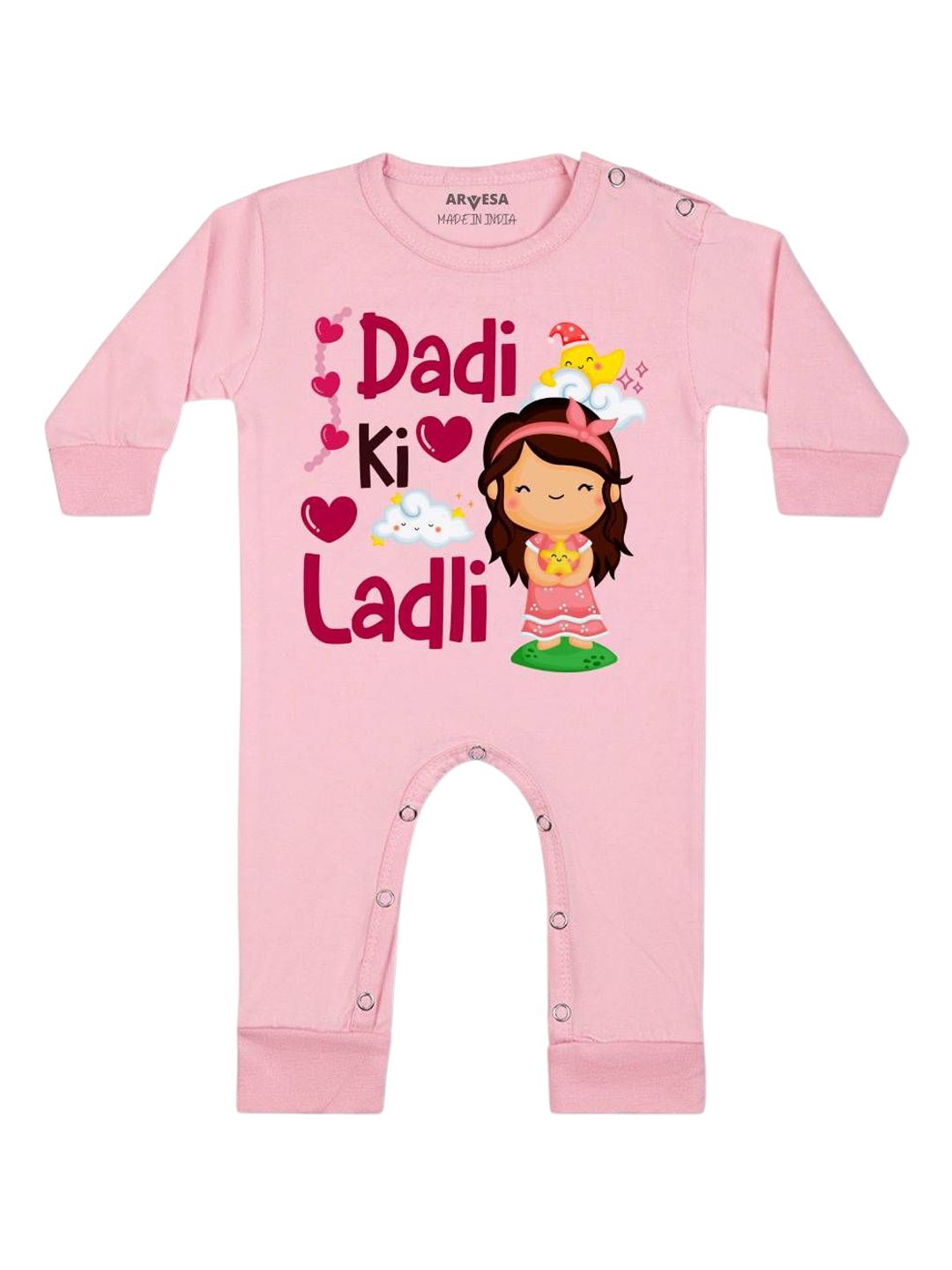 Arvesa Dadi Ki Ladli Printed Bodysuit-picture-15