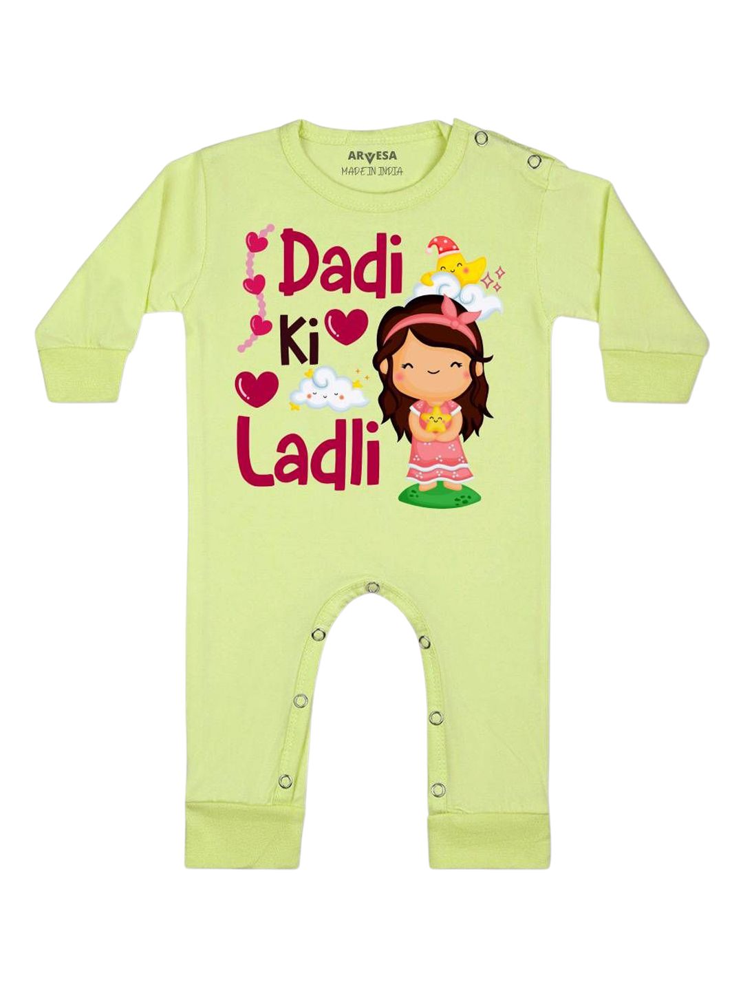 Arvesa Dadi Ki Ladli Printed Bodysuit-picture-17