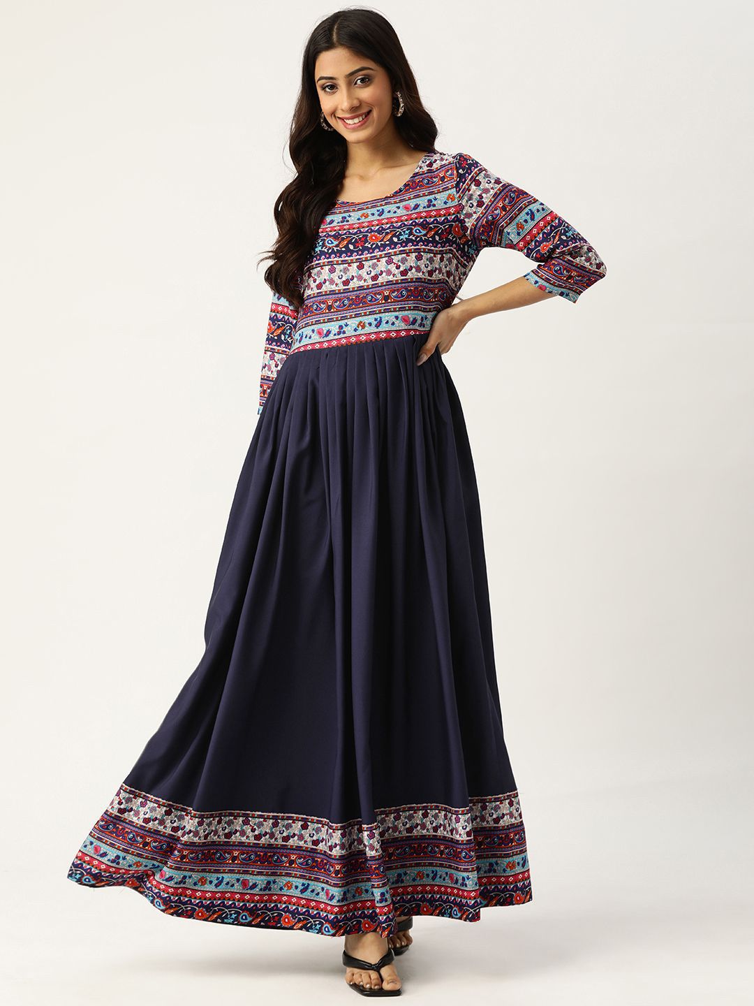Deewa Women Printed Maxi Dress-picture-24
