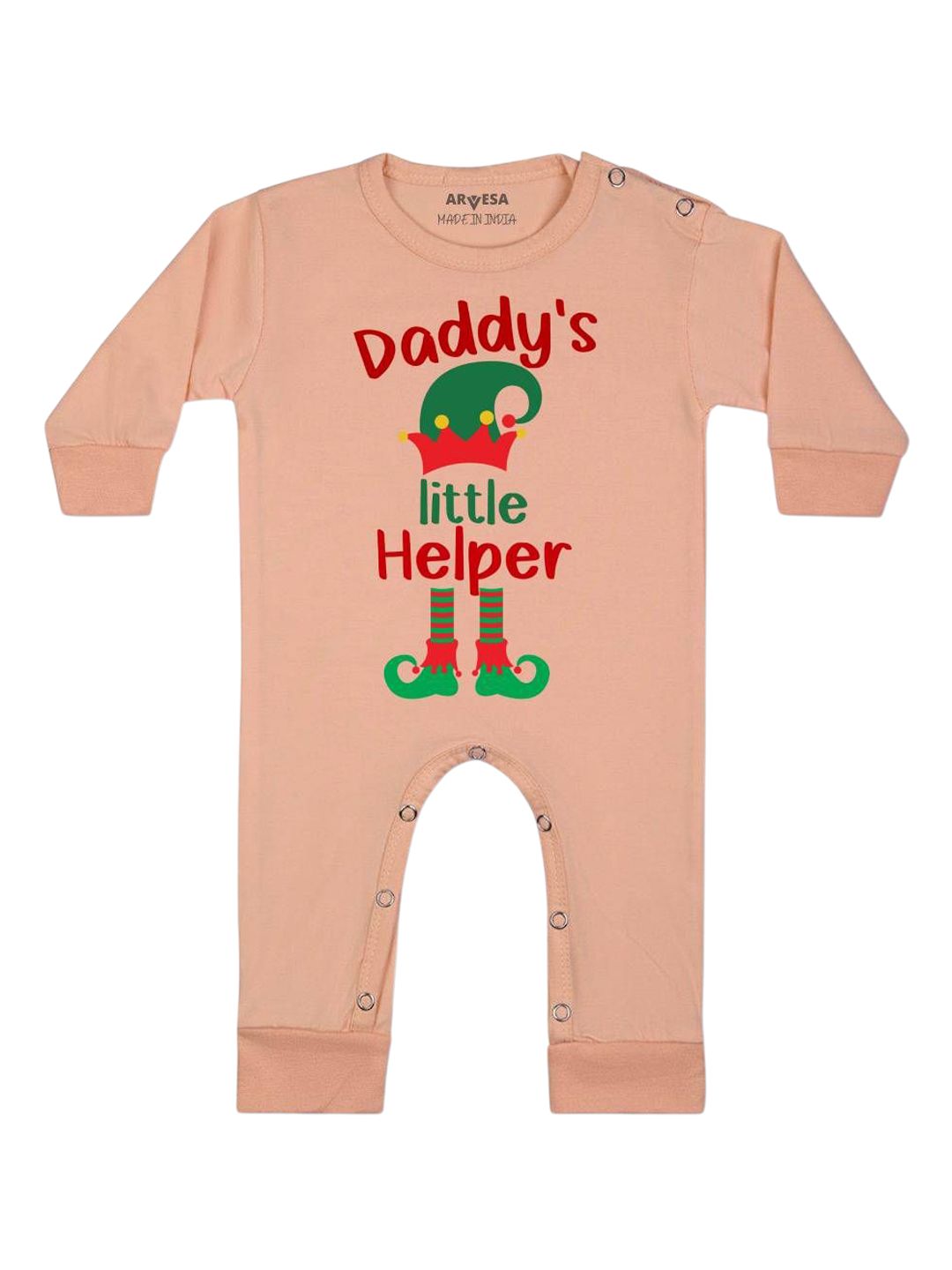 Arvesa My First Christmas Printed Bodysuit-picture-27