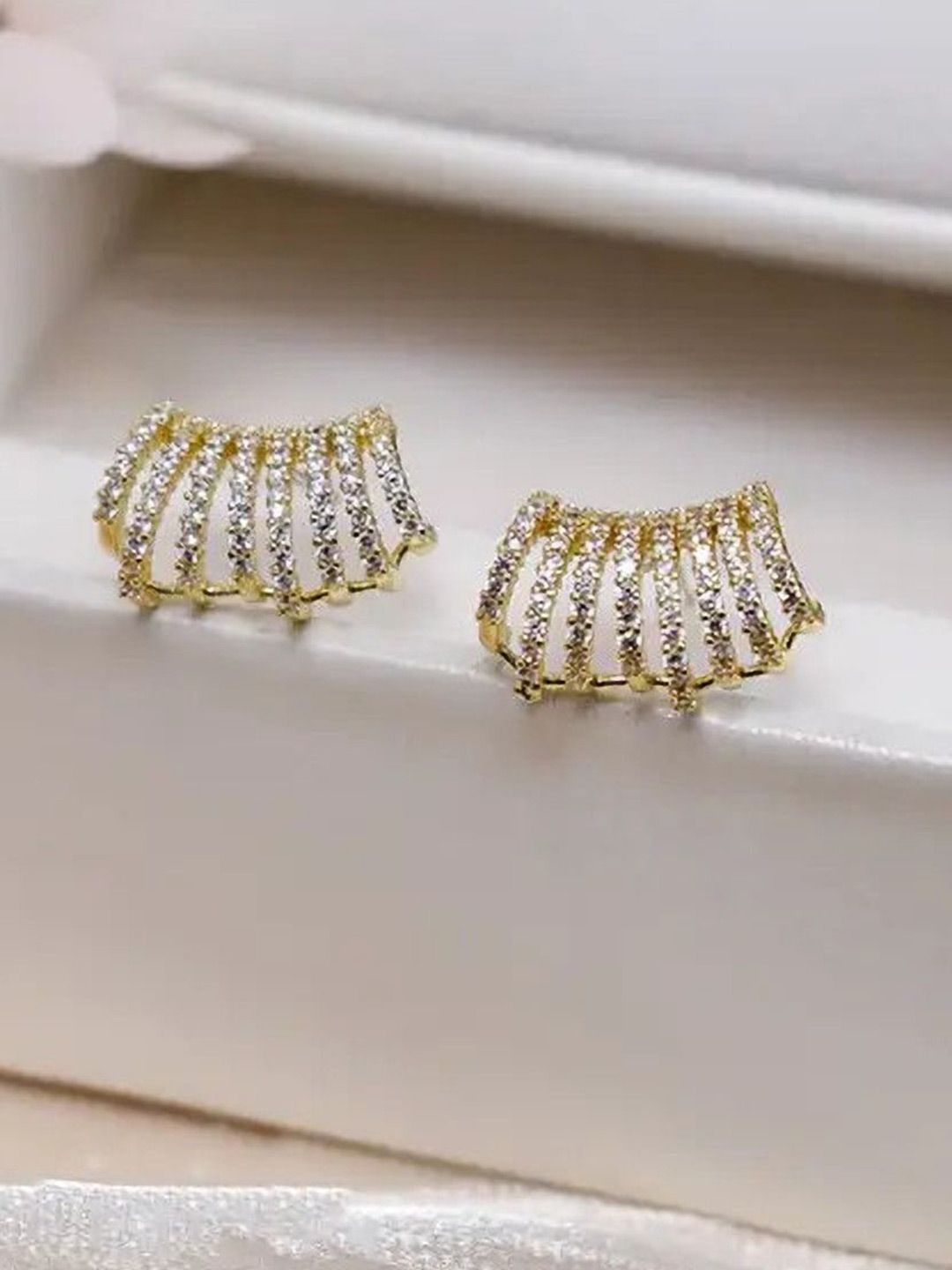 SZN Artificial Stones Studded Contemporary Korean Studs-picture-20