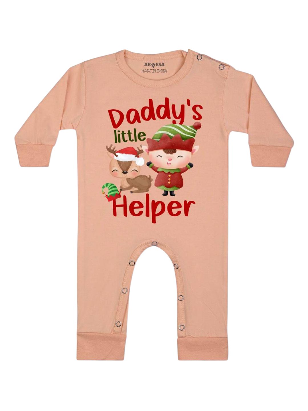 Arvesa My First Christmas Printed Bodysuit-picture-14