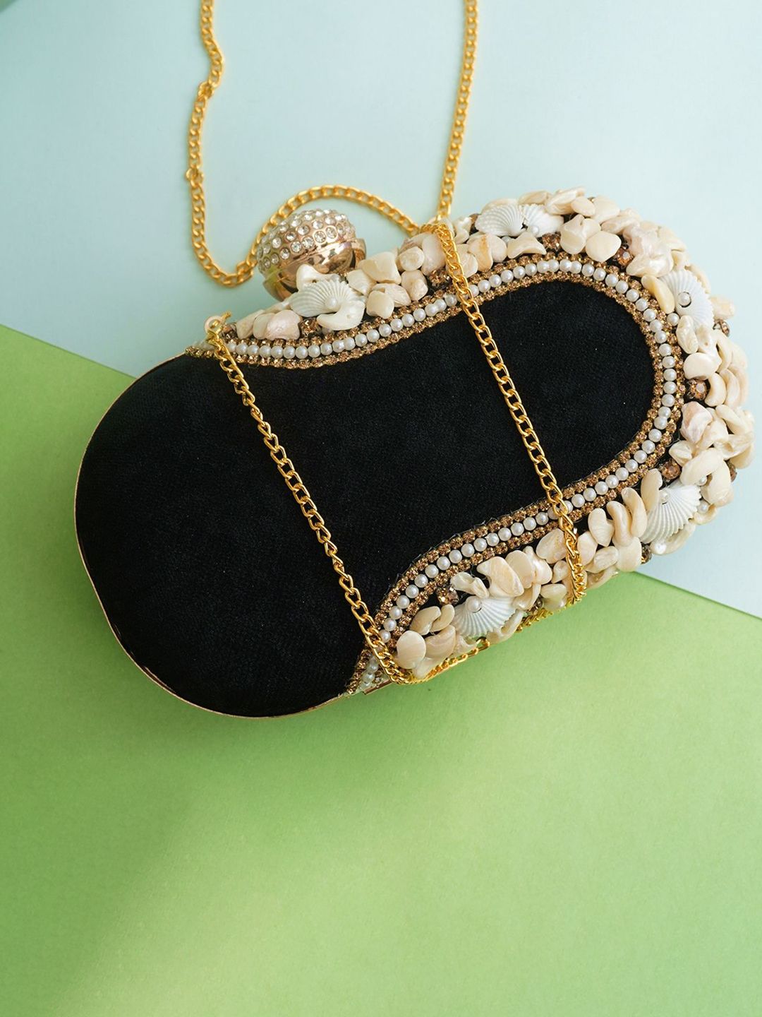 FOR THE BEAUTIFUL YOU Embellished Box Clutch-picture-53