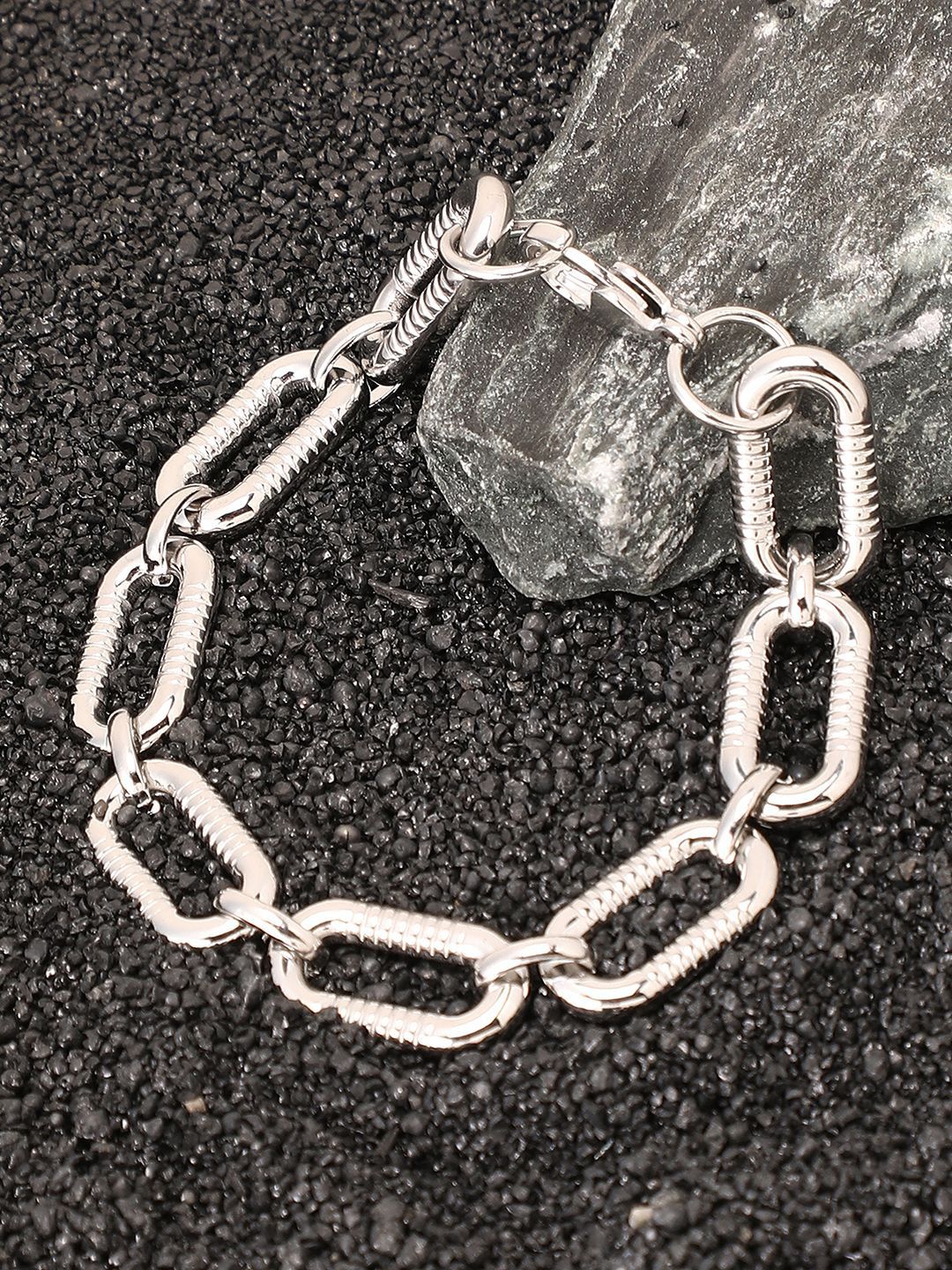 SOHI Silver-Plated Link Bracelet-picture-10