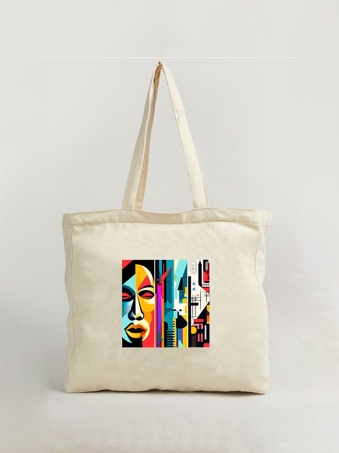 Ajanta Graphic Printed Oversized Shopper Canvas Tote Bag-picture-31