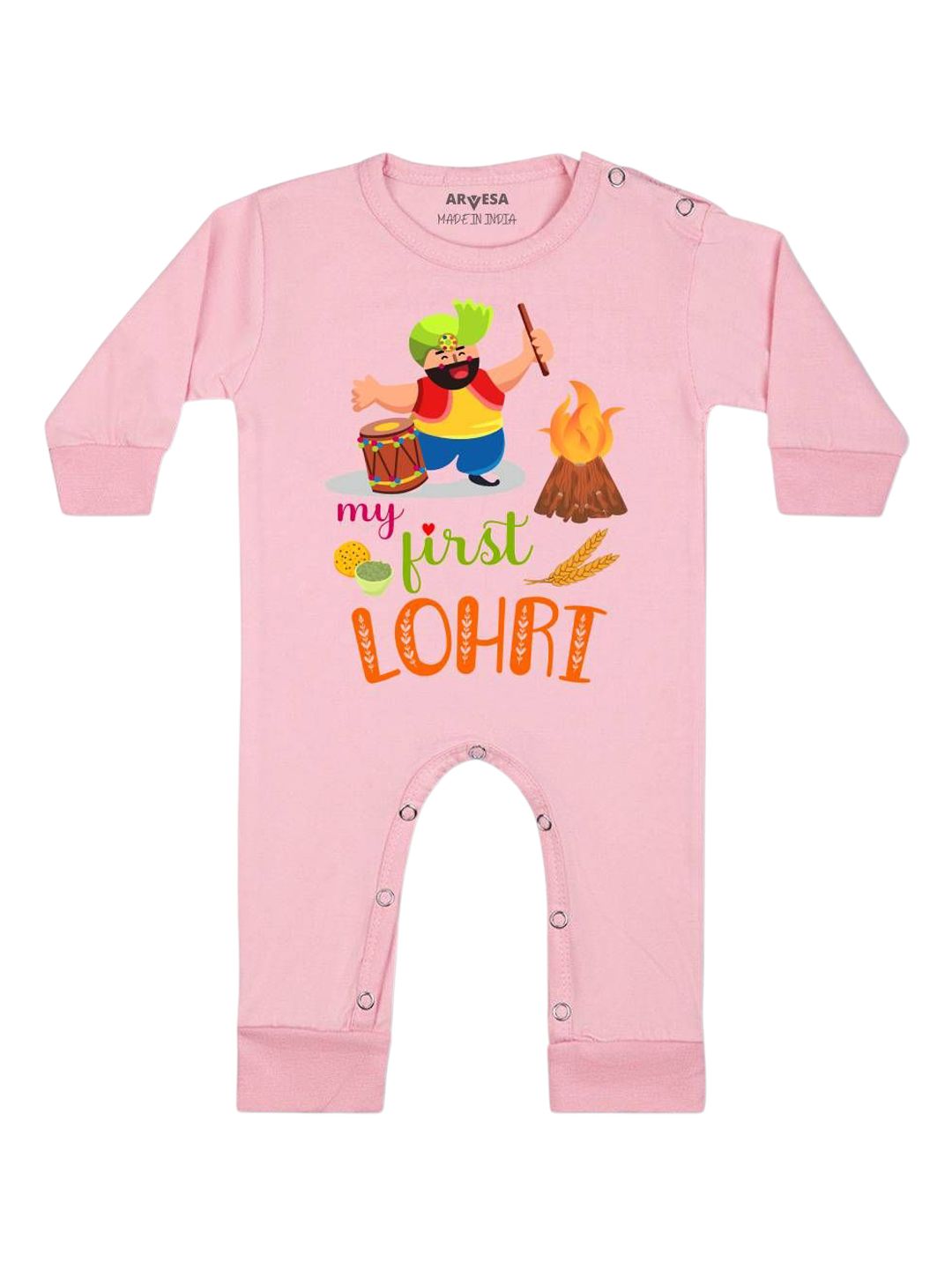 Arvesa My First Lohri Printed Bodysuit-picture-19