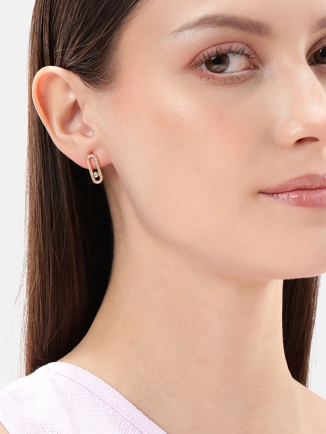 DressBerry Geometric Drop Earrings-picture-17