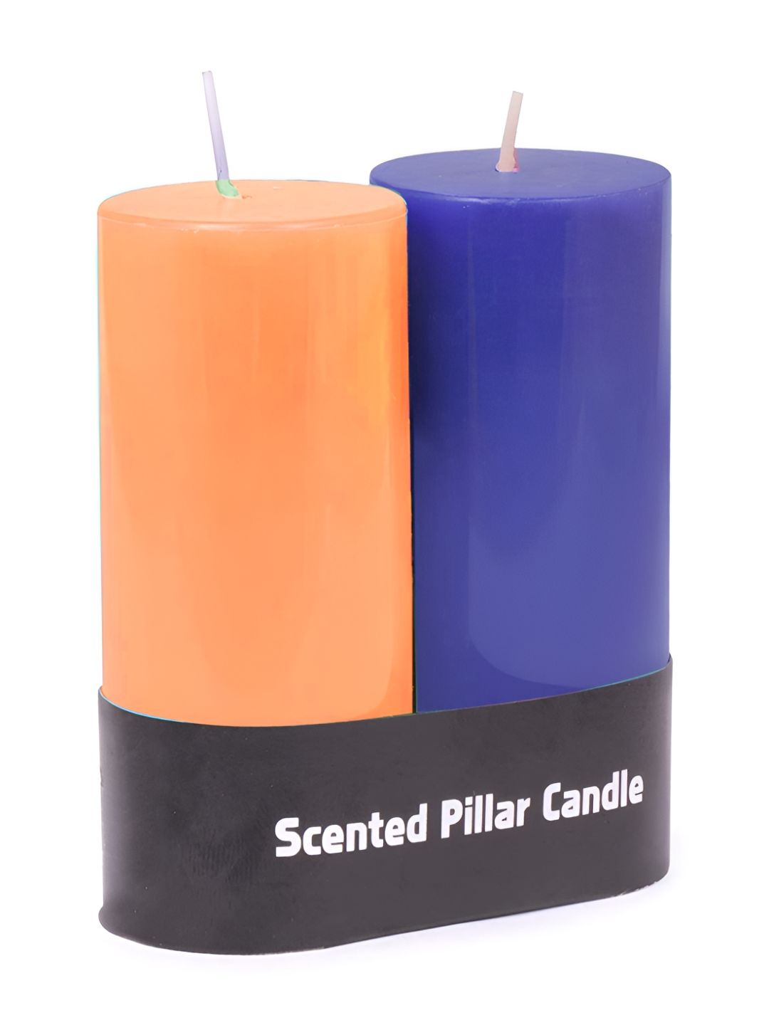 PEEPALCOMM Blue & Purple 2 Pieces Pillar Candle-picture-39