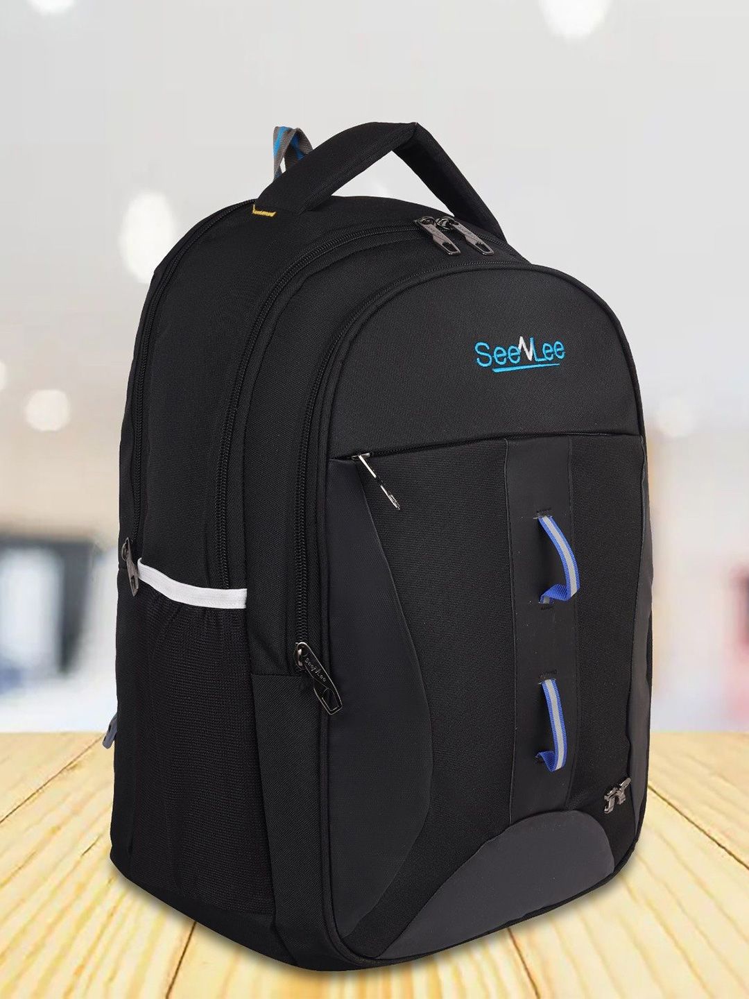 Seenlee Men Solid Backpack with Compression Straps-image-34