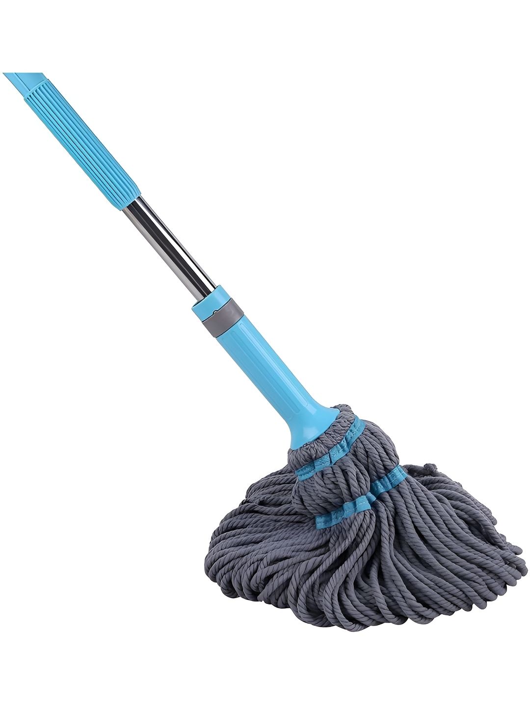 upkaranwale Blue & Grey Floor Cleaning Microfiber Twist Mop Stick-picture-21