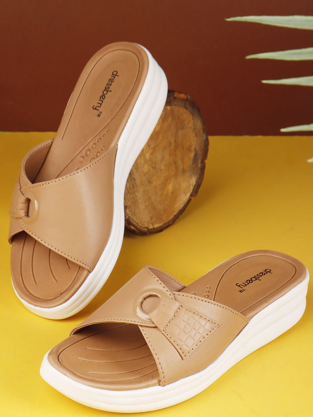 DressBerry Women Open Toe Flatform Heel Sandals-picture-27