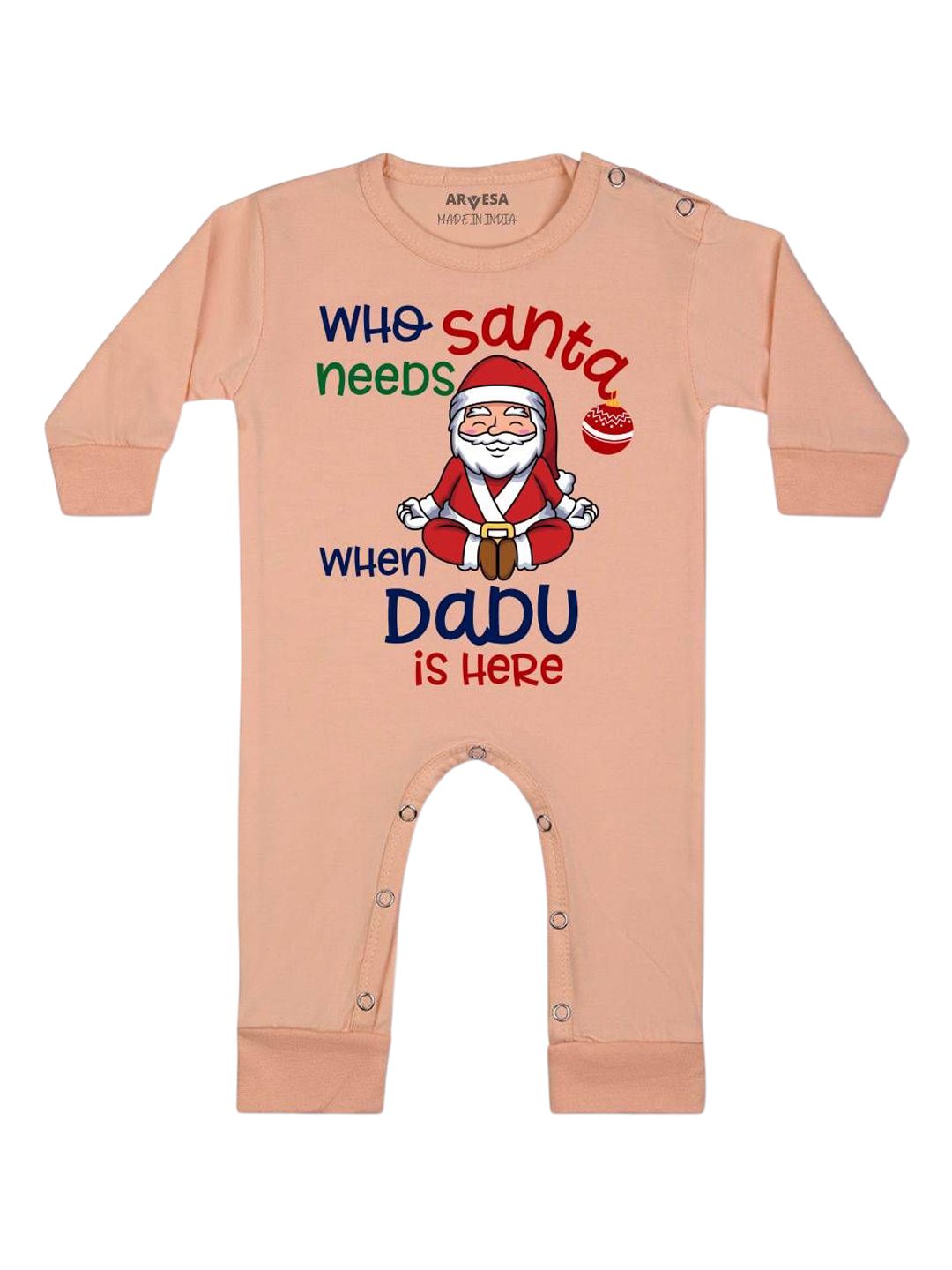 Arvesa My First Christmas Printed Bodysuit-picture-19