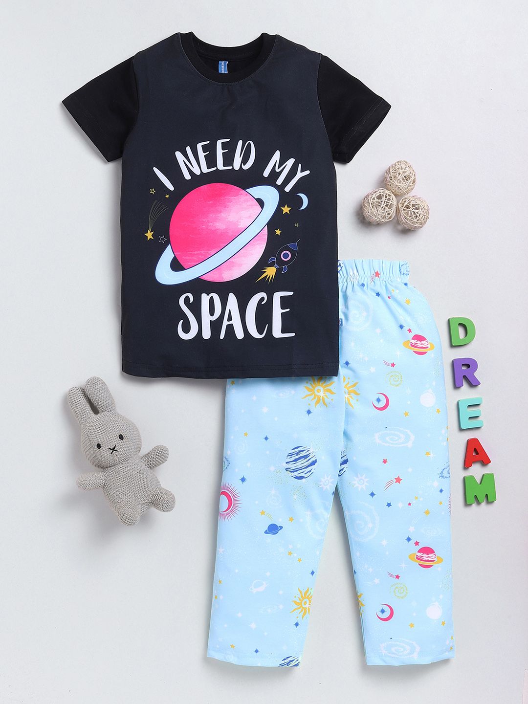 Here&Now X Game Begins Boys Printed T-Shirt with Trousers-picture-46