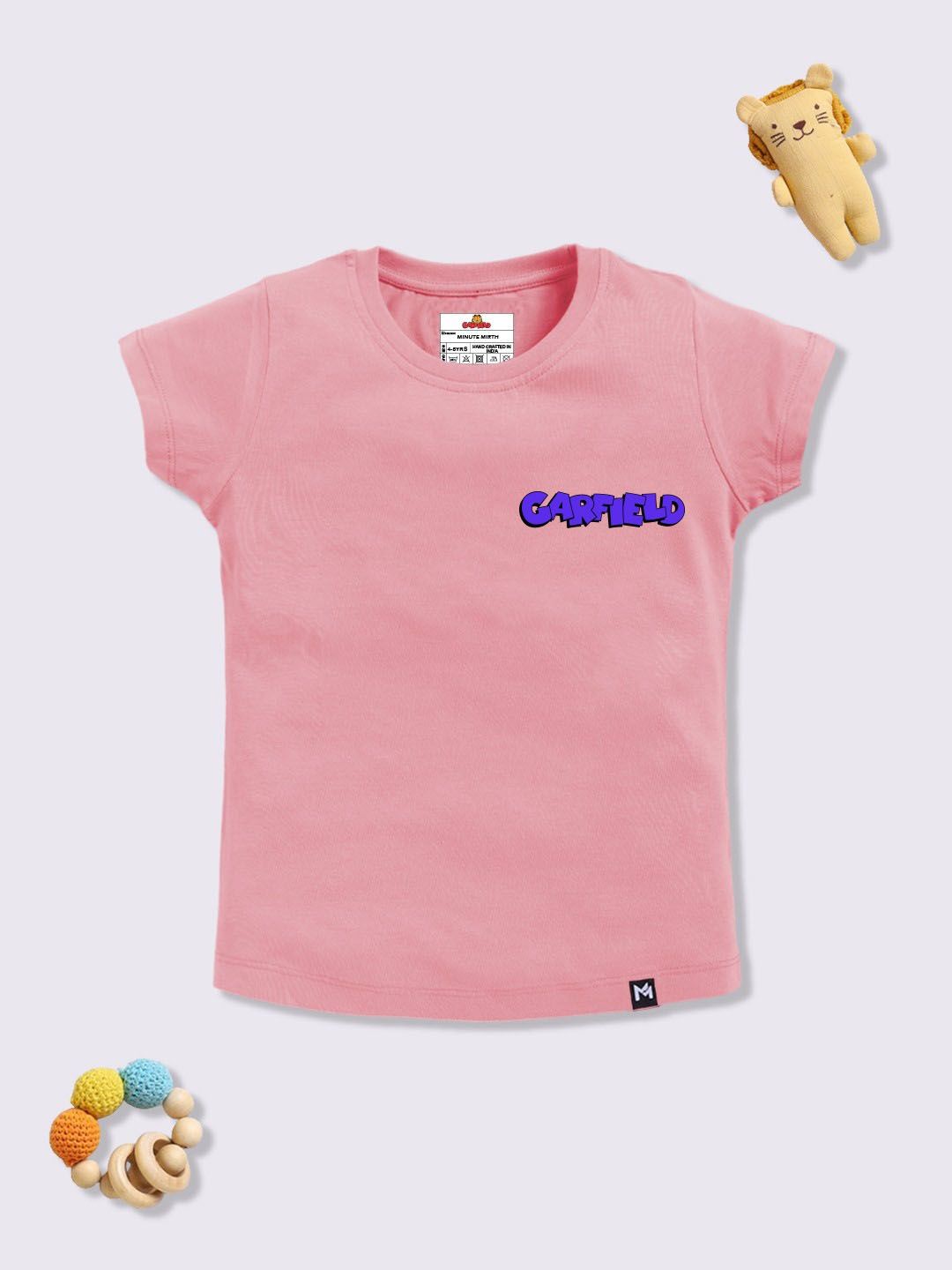 YK X Minute Mirth Girls Garfield Printed T-shirt-picture-45