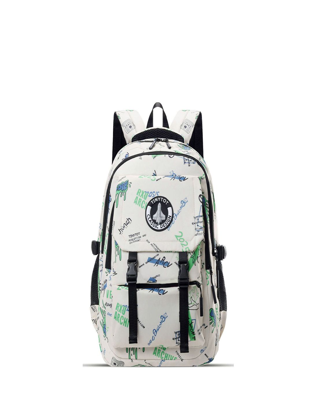 Tinytot Women Typography Printed Backpack-picture-34