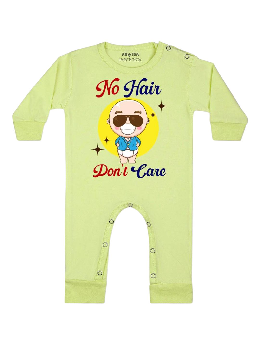 Arvesa No Hair Dont Care Printed Bodysuit-picture-32
