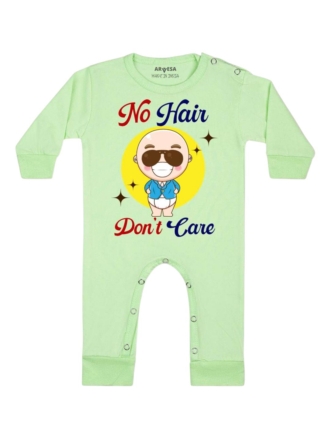 Arvesa No Hair Dont Care Printed Bodysuit-picture-31