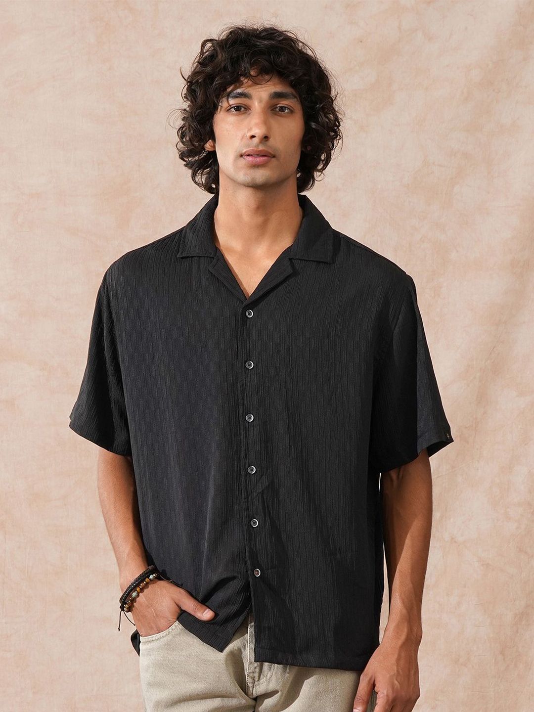 WROGN Men Comfort Striped Casual Shirt-picture-12