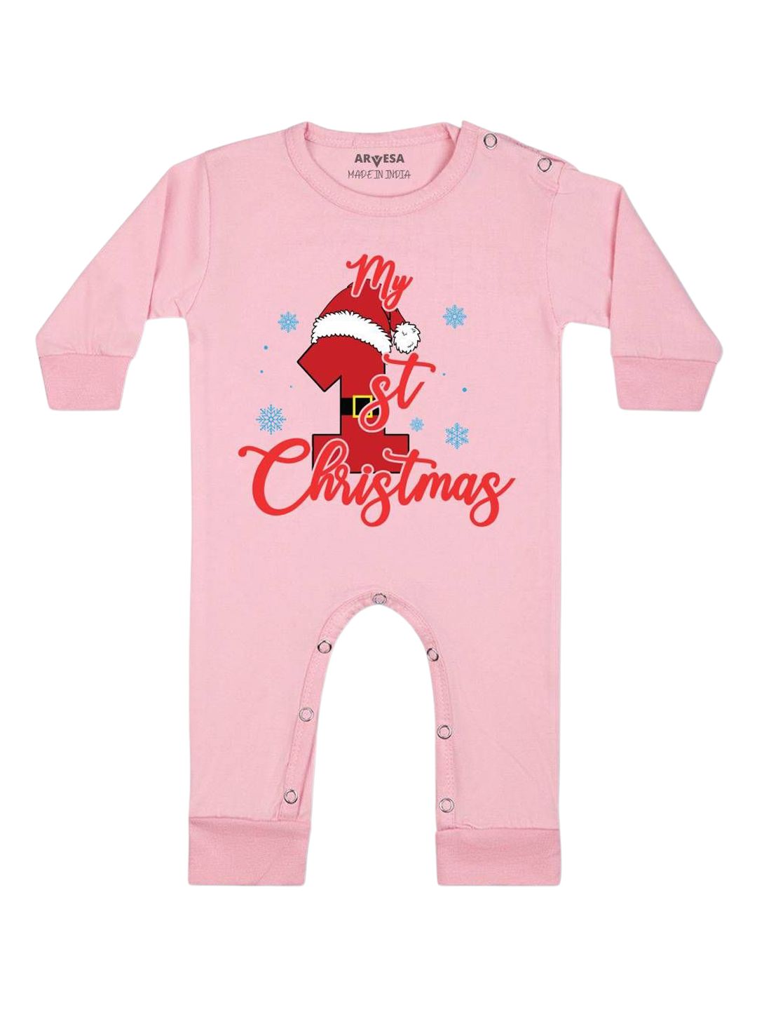 Arvesa My First Christmas Printed Bodysuit-picture-31