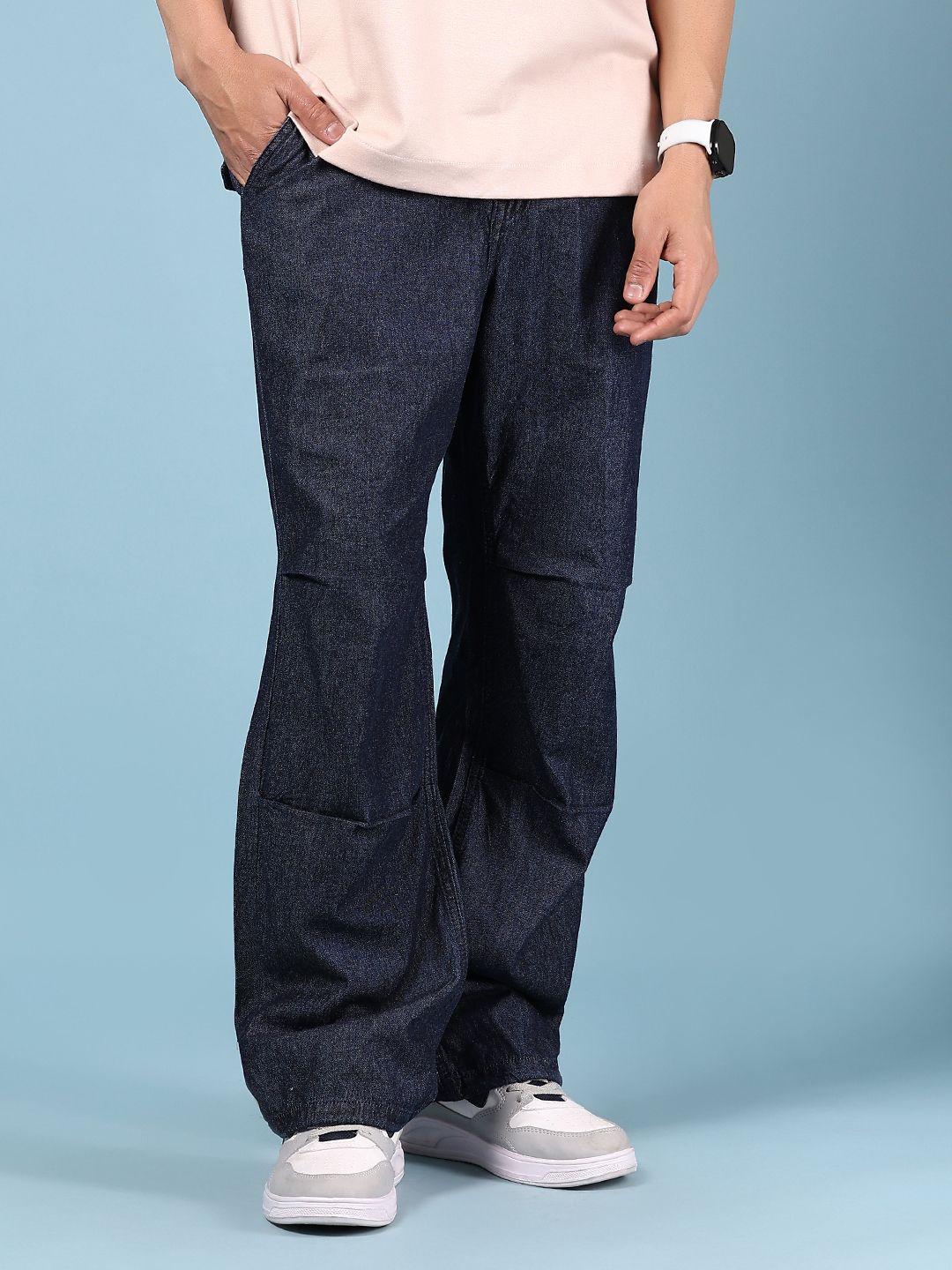 V-Mart Men Regular Fit Mid-Rise Light Fade Non Stretchable Jeans-picture-33