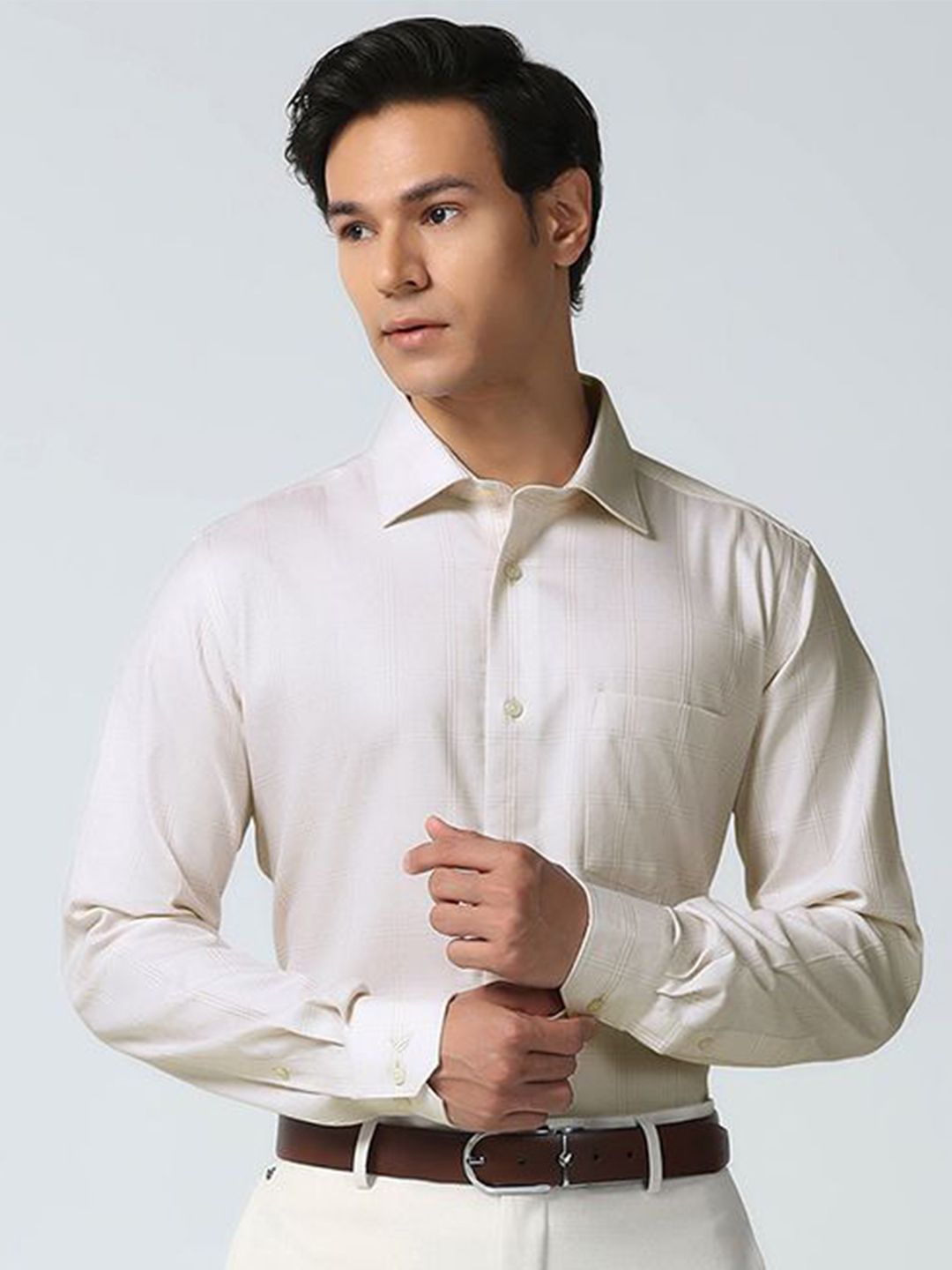 Blackberrys Men Slim Fit Opaque Casual Shirt-picture-41