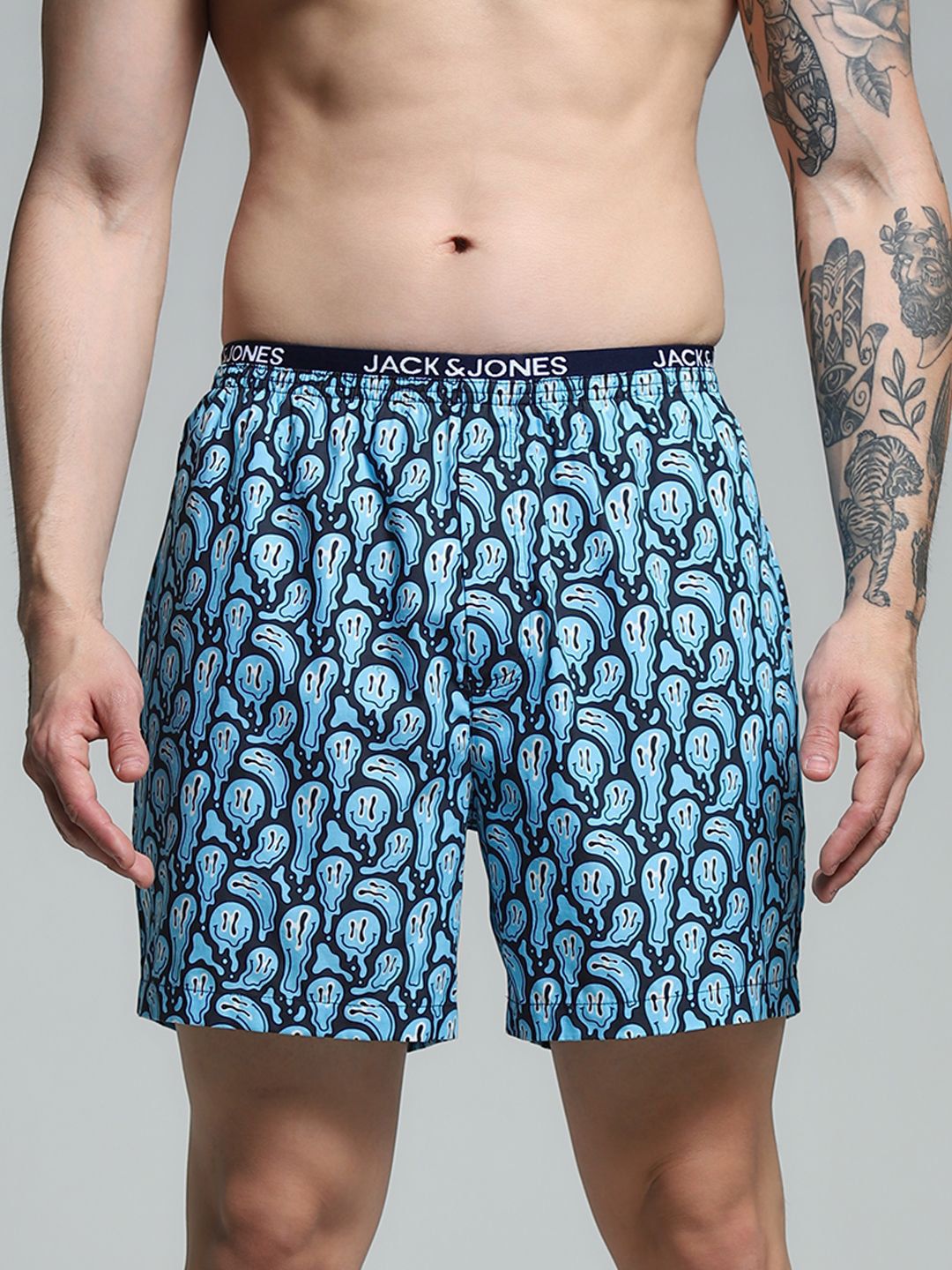 Jack & Jones Printed 100% Cotton Boxer 9018576001