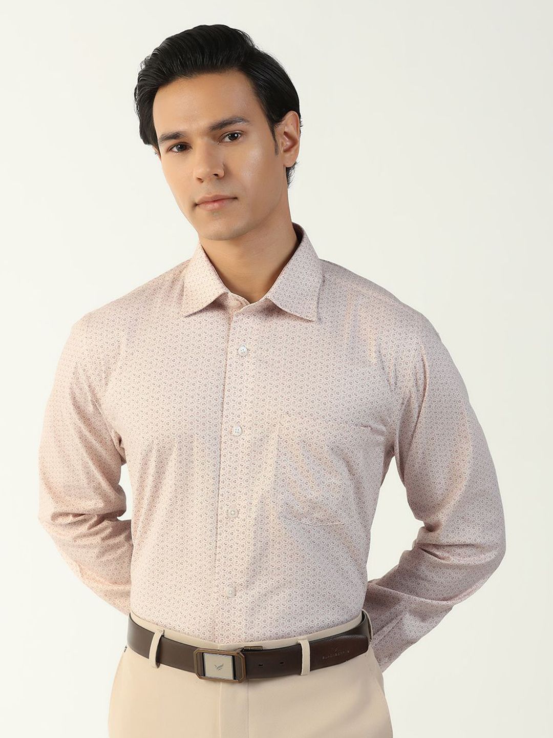 Blackberrys Men Slim Fit Opaque Printed Casual Shirt-picture-12