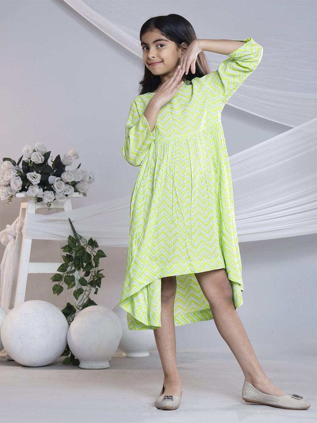 misbis Print Fit & Flare Dress-picture-2