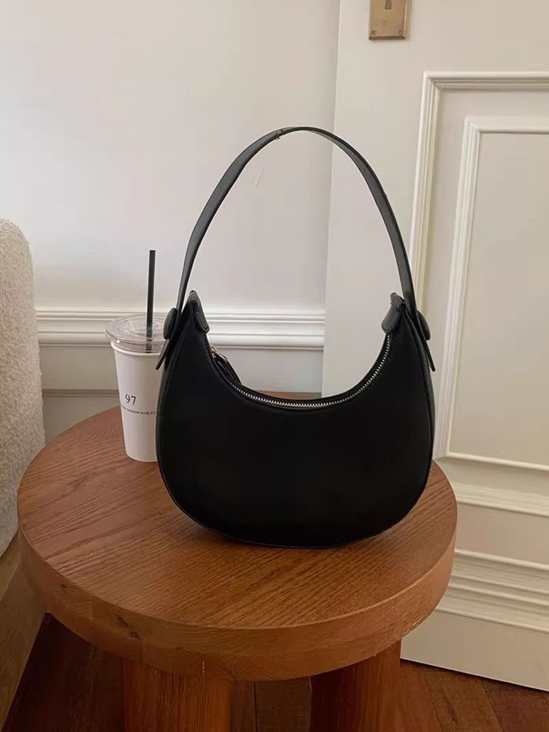 corsica DressBerry PU Oversized Shopper Hobo Bag with Tasselled-picture-23